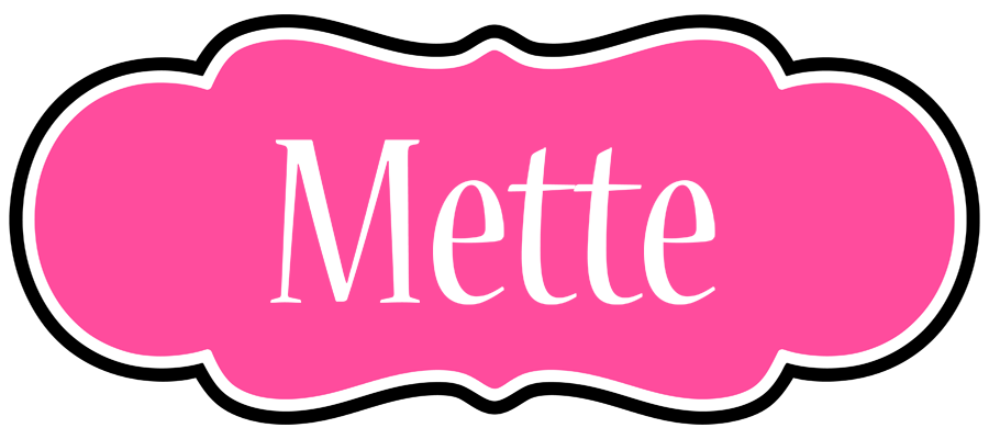Mette invitation logo