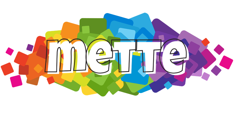 Mette pixels logo