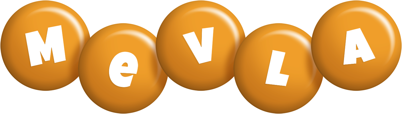 Mevla candy-orange logo