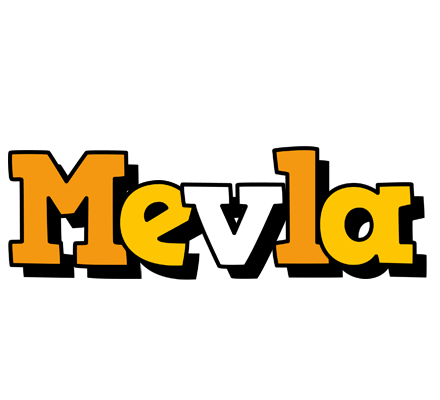 Mevla cartoon logo