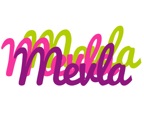 Mevla flowers logo