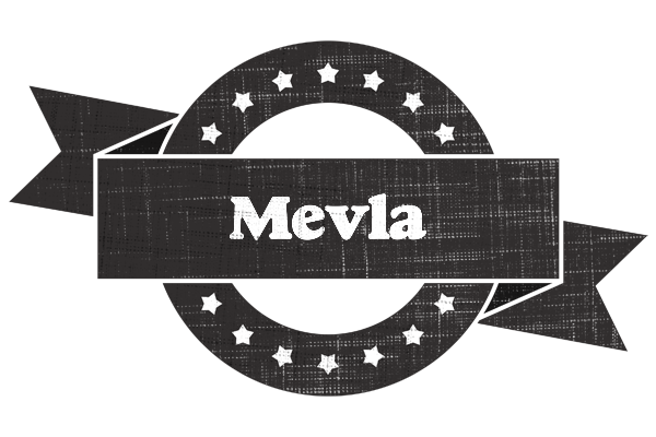 Mevla grunge logo