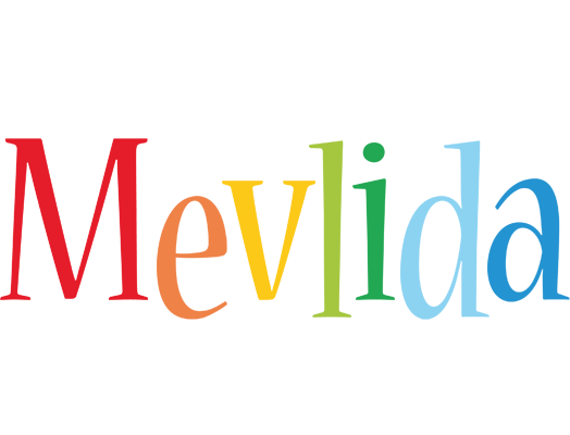 Mevlida birthday logo
