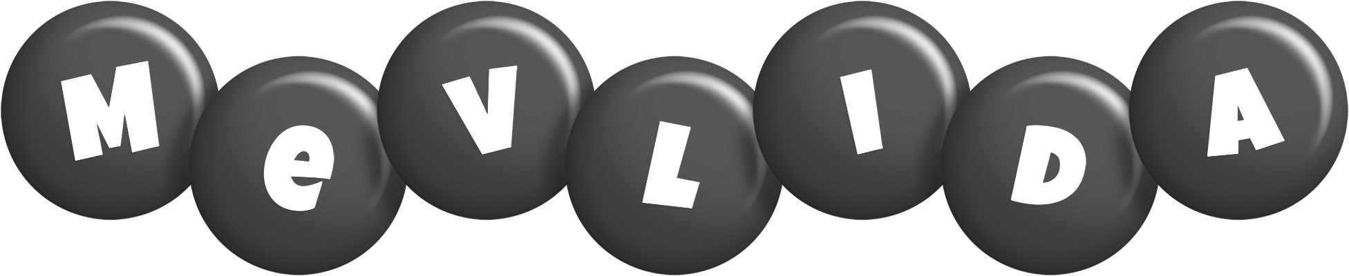 Mevlida candy-black logo