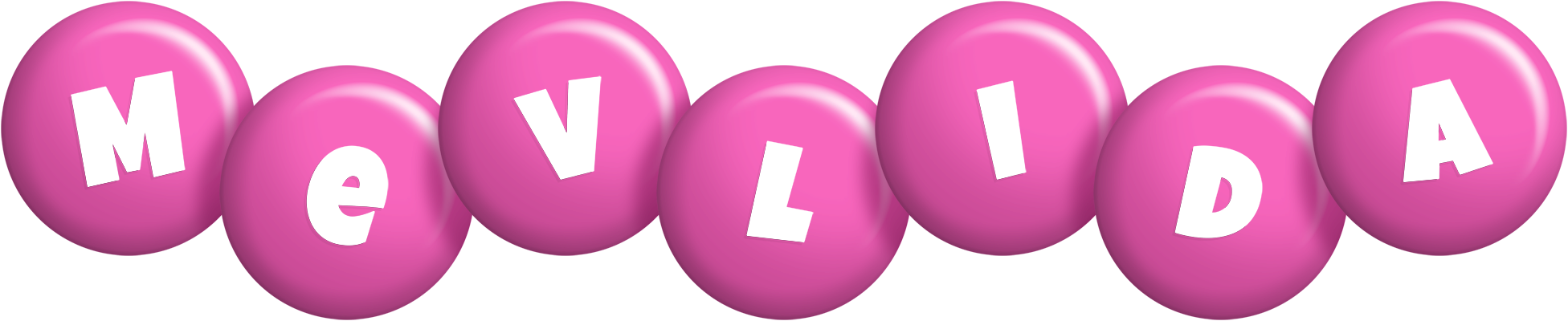 Mevlida candy-pink logo