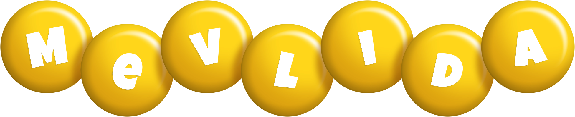 Mevlida candy-yellow logo