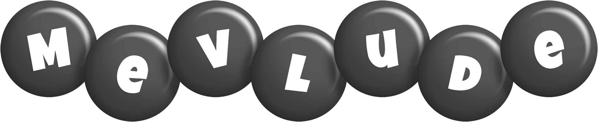 Mevlude candy-black logo