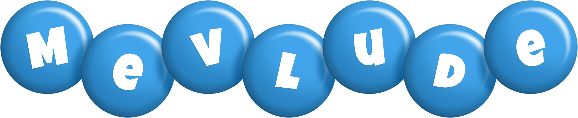 Mevlude candy-blue logo