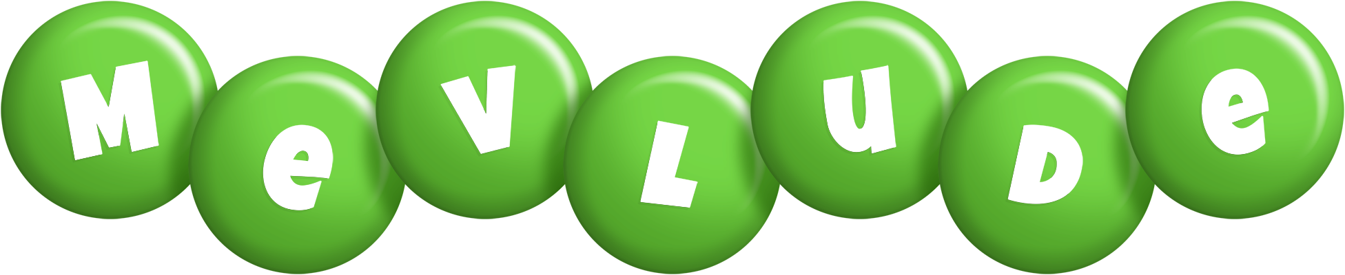 Mevlude candy-green logo