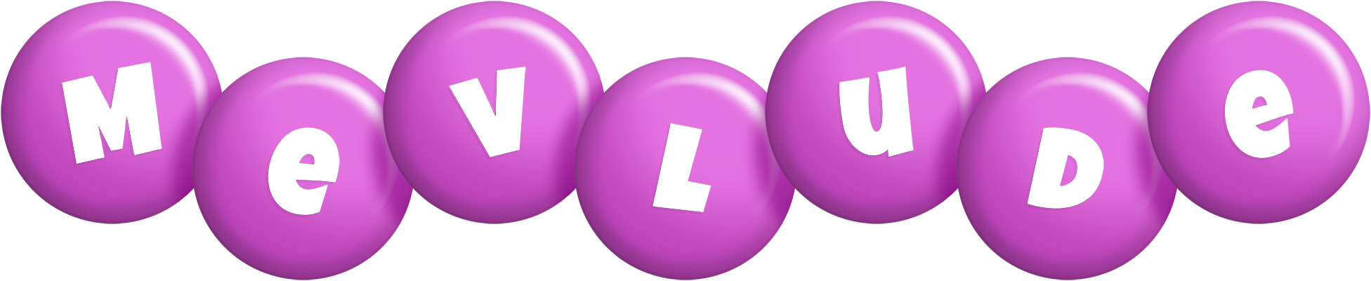 Mevlude candy-purple logo