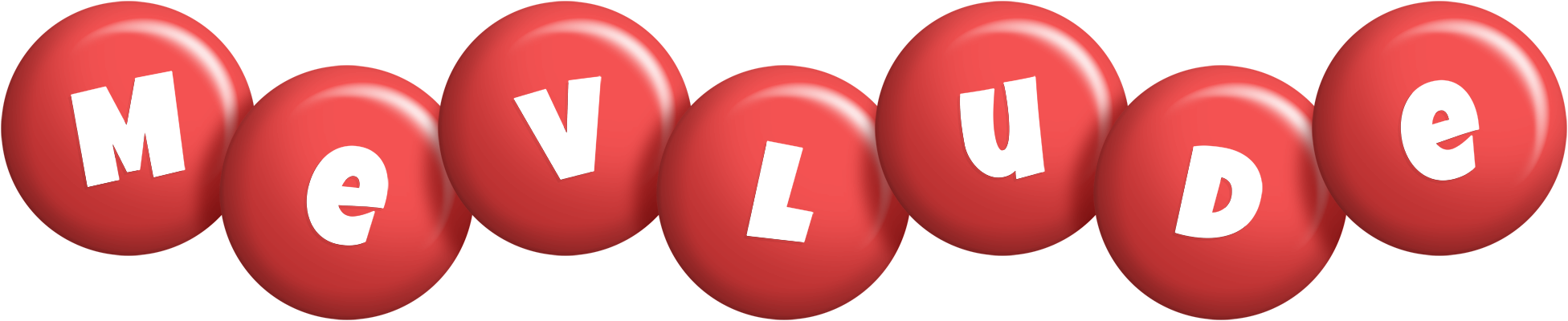 Mevlude candy-red logo