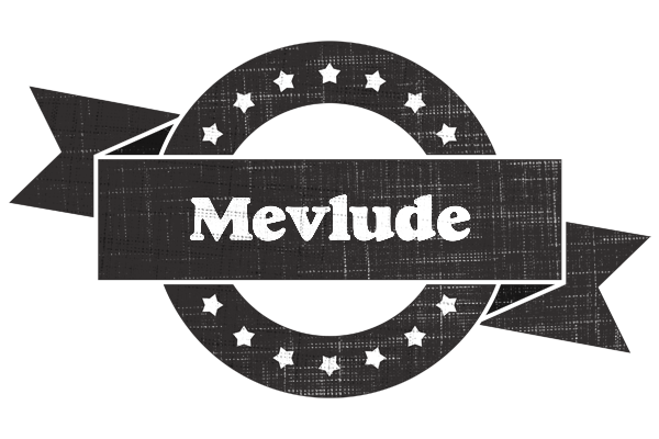 Mevlude grunge logo