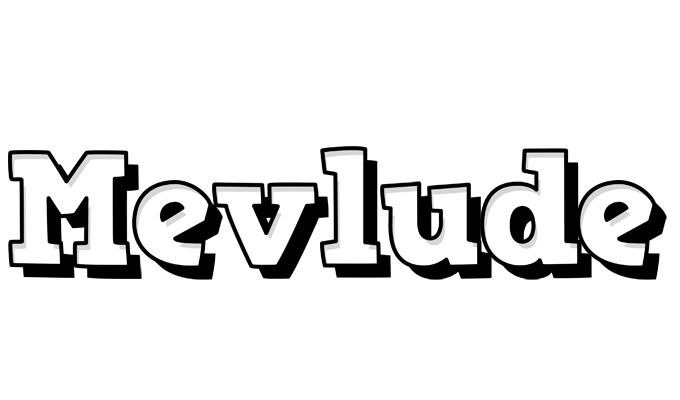 Mevlude snowing logo