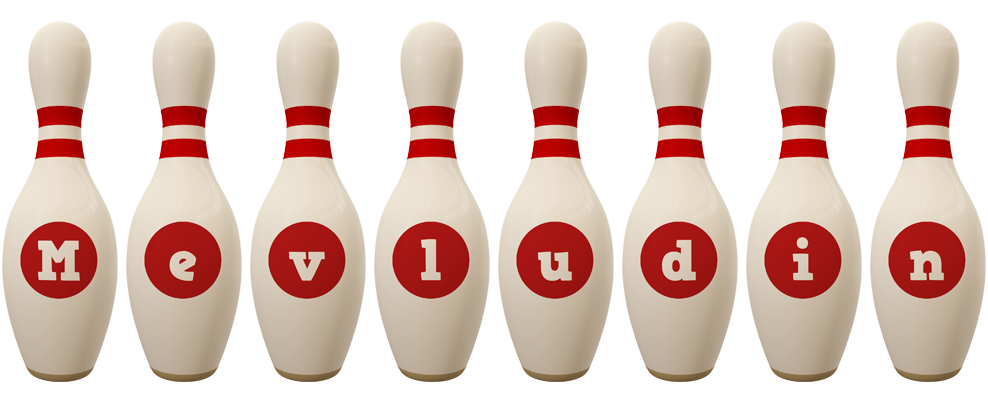 Mevludin bowling-pin logo