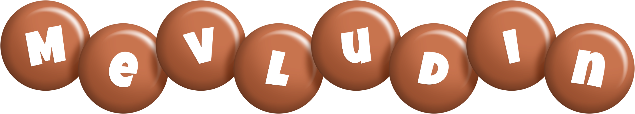 Mevludin candy-brown logo