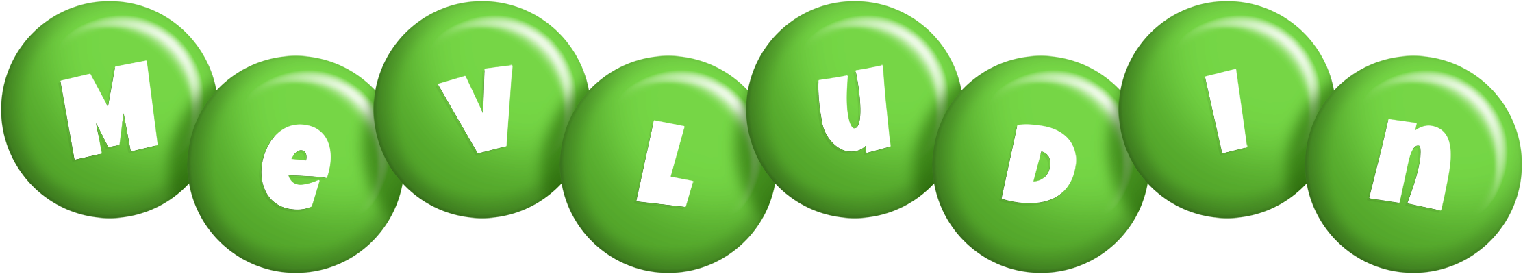 Mevludin candy-green logo