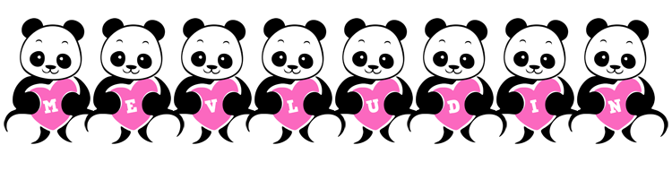 Mevludin love-panda logo