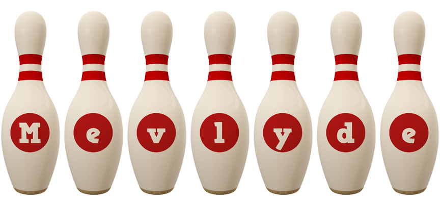 Mevlyde bowling-pin logo