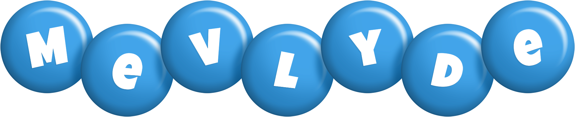 Mevlyde candy-blue logo