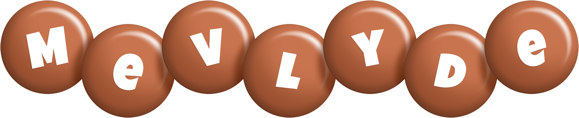 Mevlyde candy-brown logo