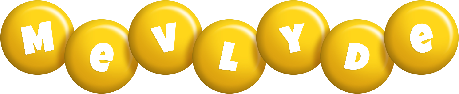 Mevlyde candy-yellow logo