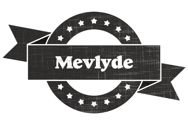 Mevlyde grunge logo