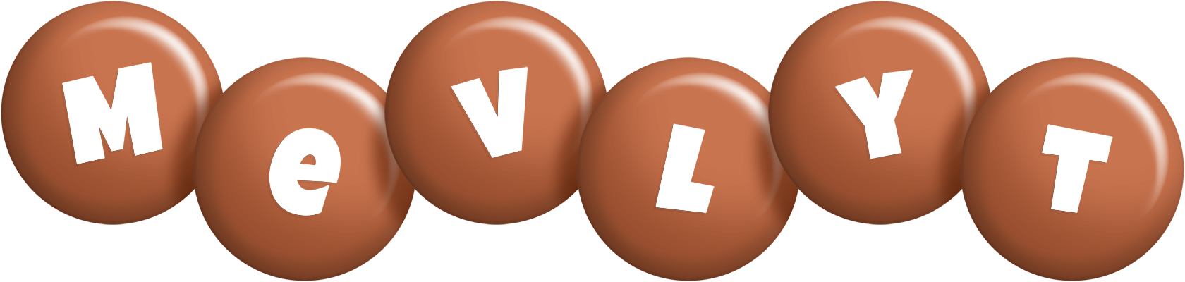 Mevlyt candy-brown logo