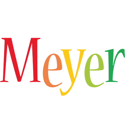 Meyer birthday logo