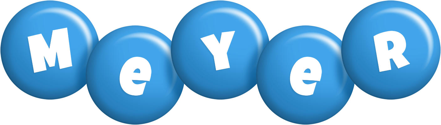Meyer candy-blue logo