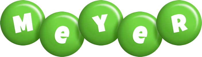 Meyer candy-green logo