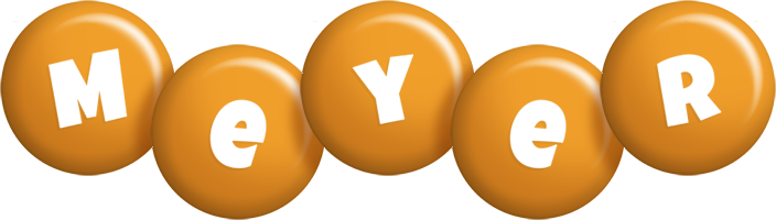 Meyer candy-orange logo