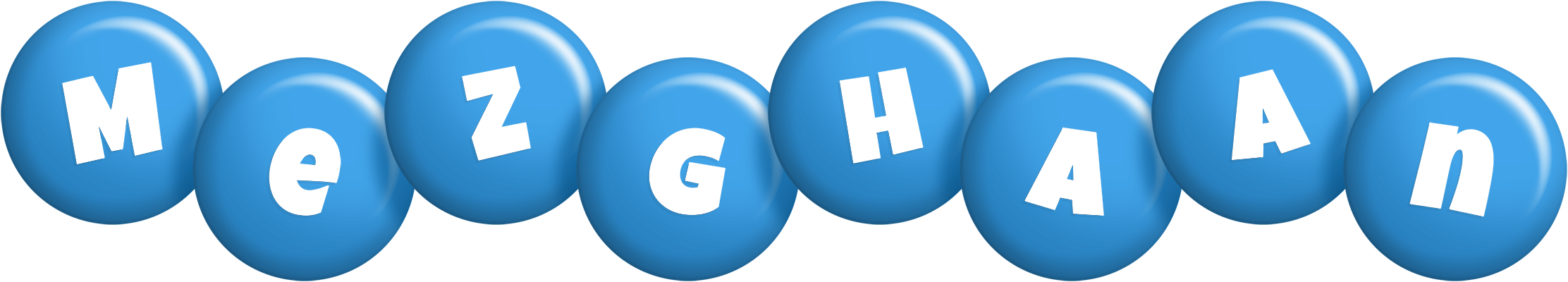 Mezghaan candy-blue logo