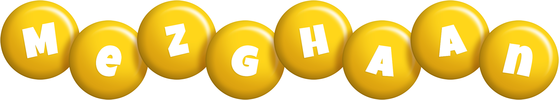 Mezghaan candy-yellow logo