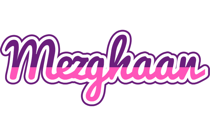 Mezghaan cheerful logo