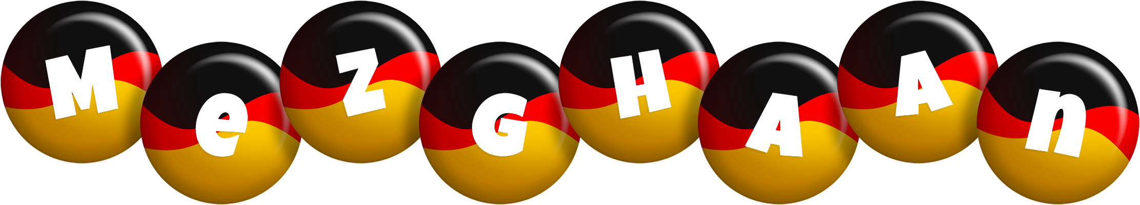 Mezghaan german logo