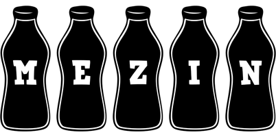 Mezin bottle logo