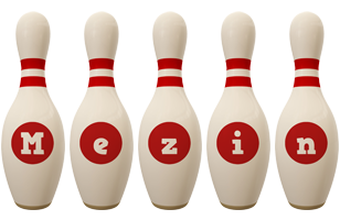 Mezin bowling-pin logo