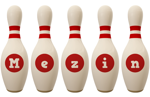 Mezin bowling-pin logo