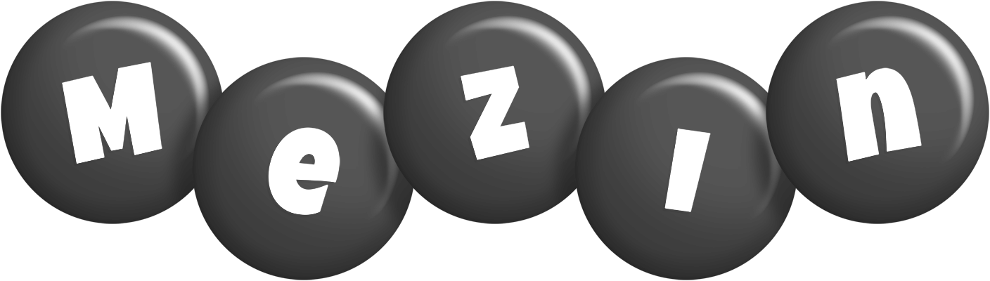 Mezin candy-black logo