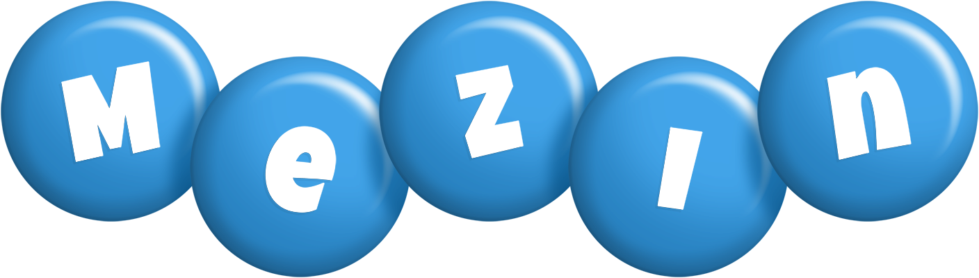Mezin candy-blue logo