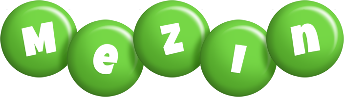 Mezin candy-green logo