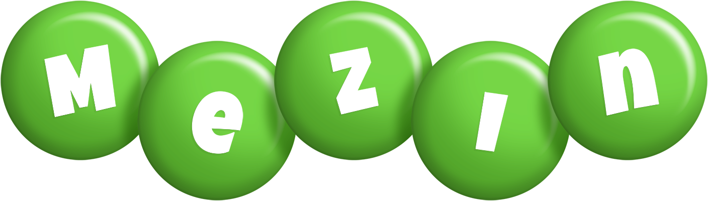 Mezin candy-green logo