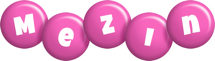 Mezin candy-pink logo