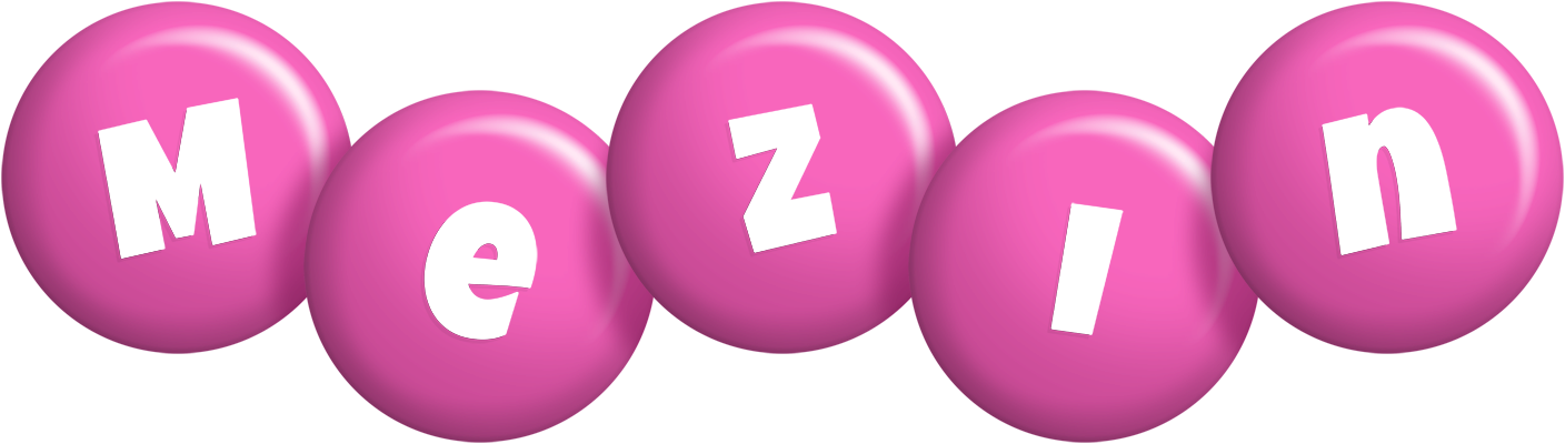 Mezin candy-pink logo