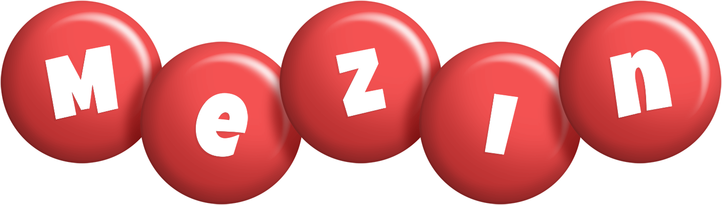 Mezin candy-red logo