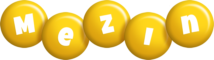 Mezin candy-yellow logo