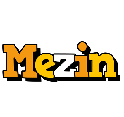 Mezin cartoon logo