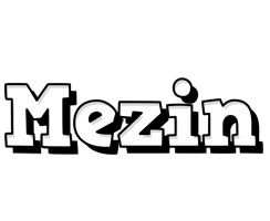 Mezin snowing logo