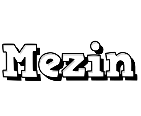 Mezin snowing logo