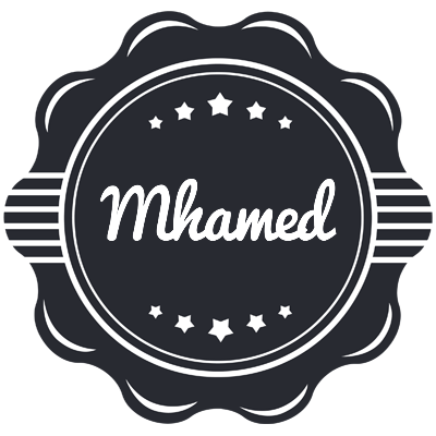 Mhamed badge logo